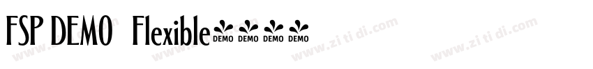 FSP DEMO   Flexible字体转换